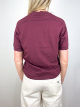 Jaylin Tee Collegiate in Fig - The Shoe Hive