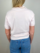 Jaylin Tee Collegiate in Powder Pink - The Shoe Hive
