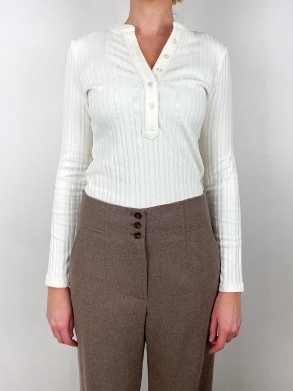 Jocelyn Top in Ivory - The Shoe Hive