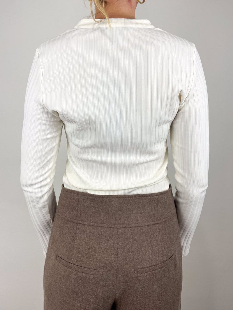 Jocelyn Top in Ivory - The Shoe Hive