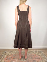 Jolie Dress in Dark Mocha - The Shoe Hive