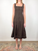 Jolie Dress in Dark Mocha - The Shoe Hive