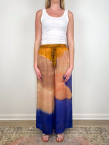 Julien Silk Pant in Moontide - The Shoe Hive