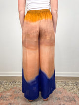 Julien Silk Pant in Moontide - The Shoe Hive