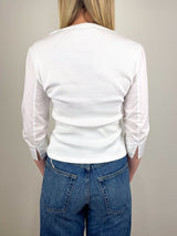 Junia Top in White - The Shoe Hive