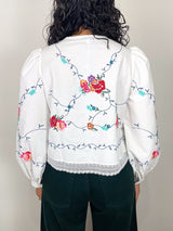 Katie Top in Multi Embroidery - The Shoe Hive