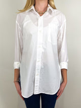 Kayla Shirt in Optic White - The Shoe Hive
