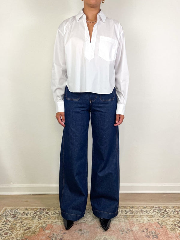 Khai Top in White - The Shoe Hive