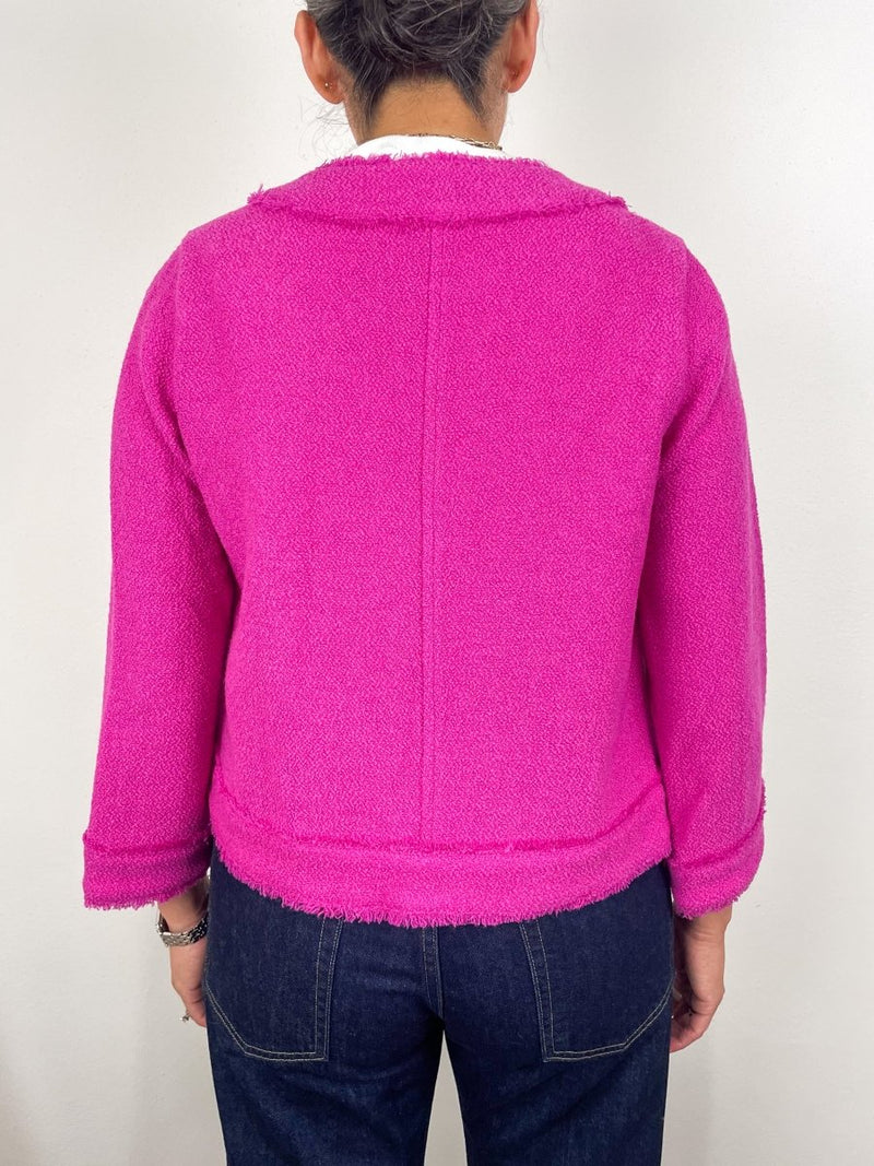Kiki Jacket in Rosa Boucle Tweed - The Shoe Hive