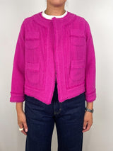 Kiki Jacket in Rosa Boucle Tweed - The Shoe Hive