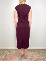 Kimberly Dress in Deep Plum - The Shoe Hive