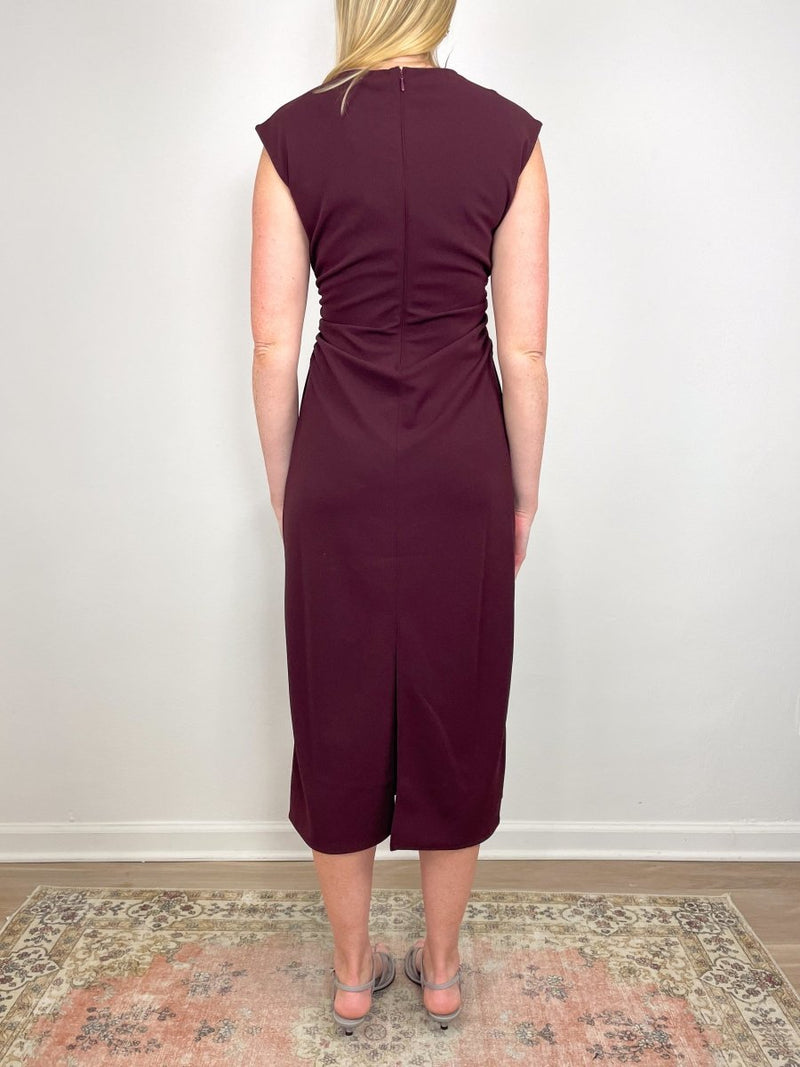 Kimberly Dress in Deep Plum - The Shoe Hive
