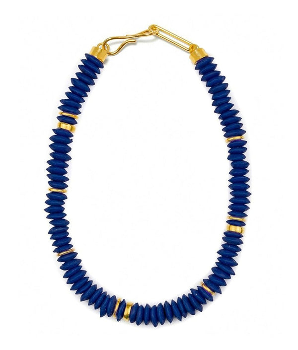 Laguna Necklace in Dark Electric Blue - The Shoe Hive