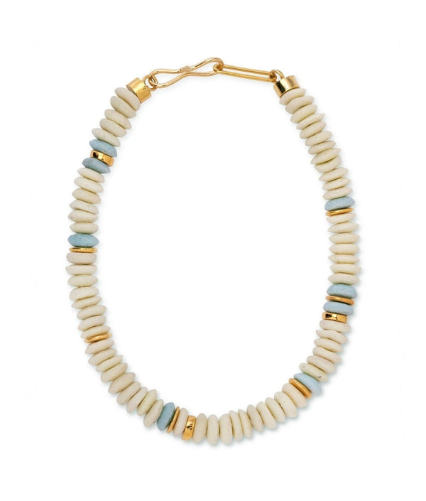 Laguna Necklace in White - The Shoe Hive