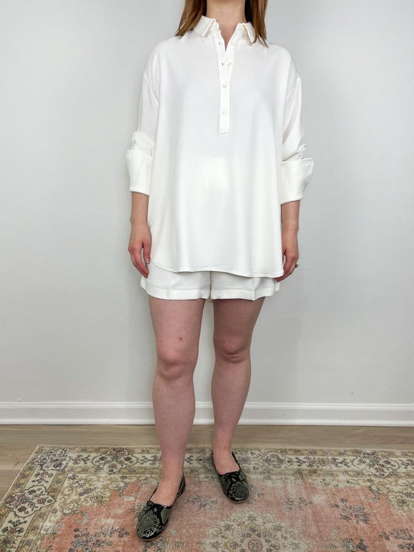 Lake Pullover Shirt in Ivory - The Shoe Hive