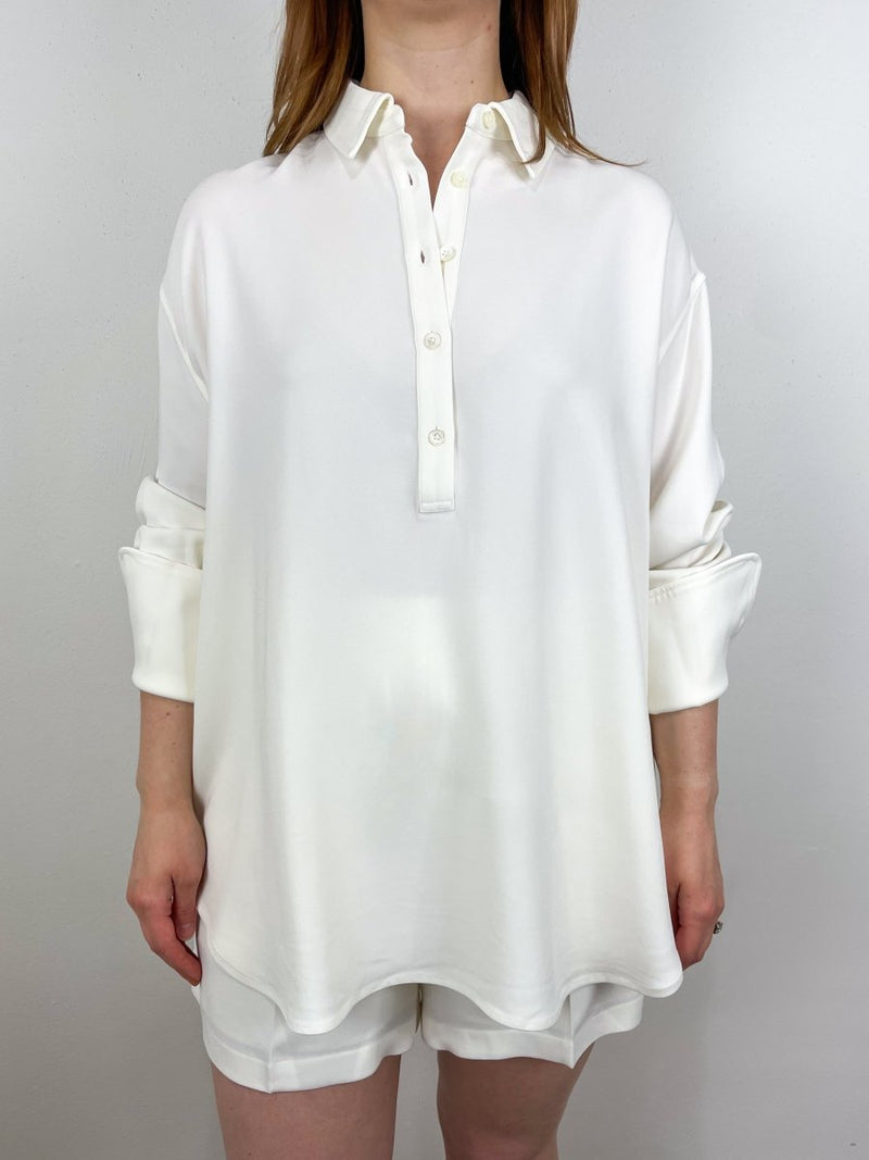 Lake Pullover Shirt in Ivory - The Shoe Hive