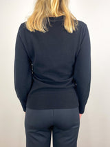Lamotte Cashmere Cardigan in Black - The Shoe Hive