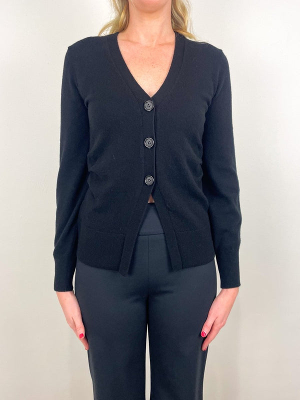 Lamotte Cashmere Cardigan in Black - The Shoe Hive