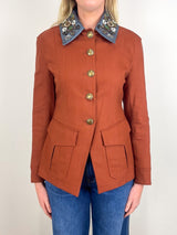 Laramie Dickey Jacket in Rust - The Shoe Hive