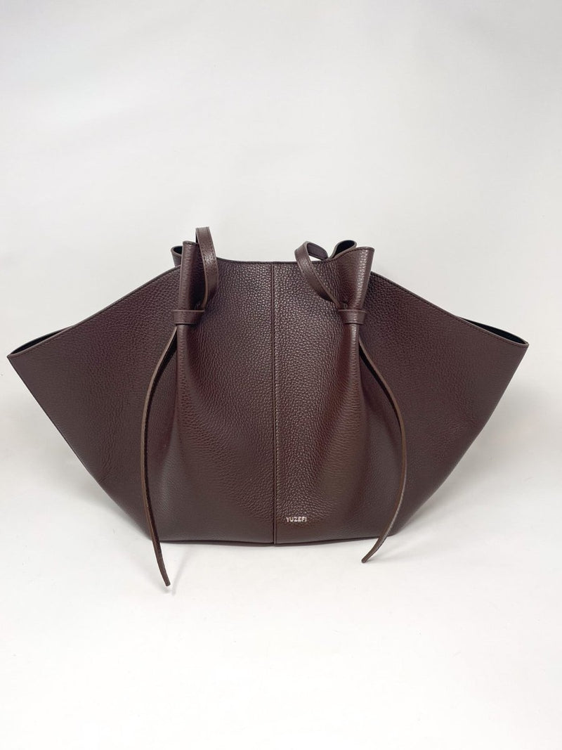 Large Mochi in Espresso Pebble Grain Leather exclusive at The Shoe