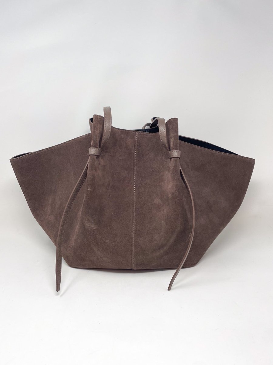 Large Mochi in Nutmeg Suede exclusive at The Shoe Hive