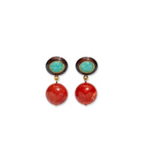 Laurel Earrings in Coral - The Shoe Hive