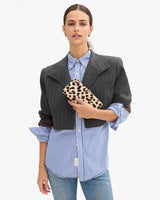 Le Tabac in Cream/Black Snow Leopard Hair - The Shoe Hive