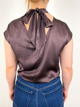 Leilany Top in Dark Chocolate - The Shoe Hive