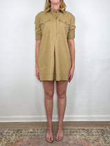 Lennon Dress in Dark Khaki - The Shoe Hive