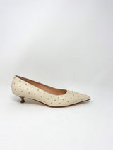 Lenor Studs in Gess Gold Cuoio - The Shoe Hive