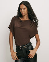 Lila Top in Espresso - The Shoe Hive