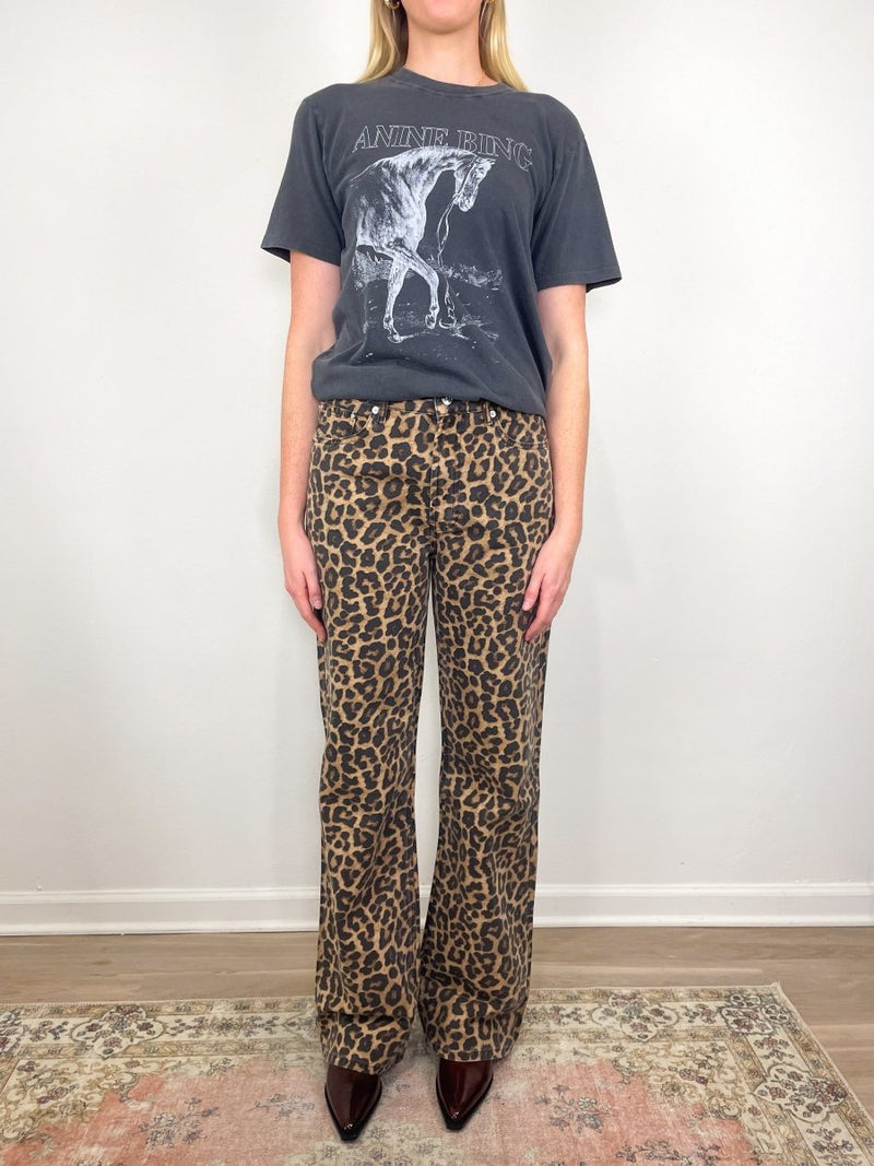 Lili Tee Horse in Washed Black - The Shoe Hive