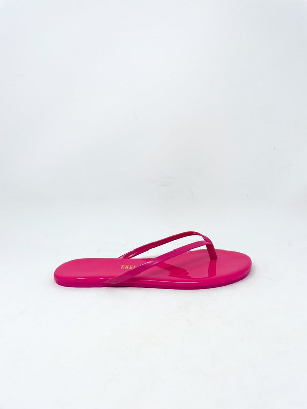 Lily Patent Solids in Hot Pink - The Shoe Hive