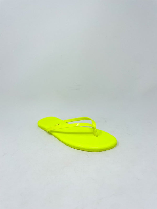 Lily Patent Solids in Neon Yellow - The Shoe Hive
