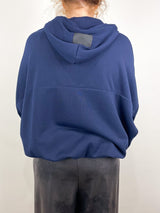 Linda Puffy Hoodie in Navy - The Shoe Hive