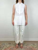 Lindsey Tunic in White Sahara - The Shoe Hive