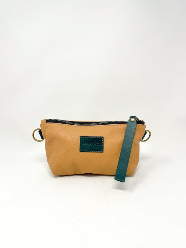 Little Buddy in Leather Butterscotch w/Hunter Green - The Shoe Hive