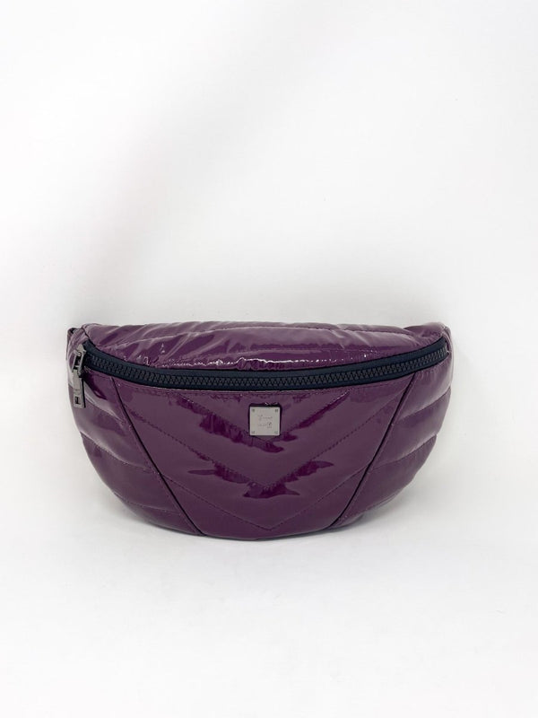 Little Runaway in Aubergine Patent - The Shoe Hive