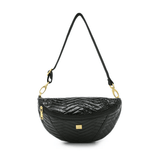 Little Runaway in Black Patent Nylon - The Shoe Hive