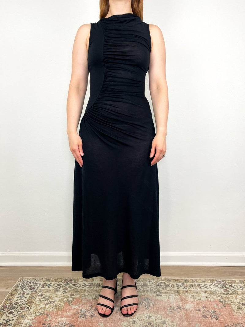 Livia Dress in Noir - The Shoe Hive