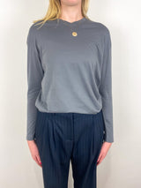 Long Sleeve High V in Castle Rock - The Shoe Hive