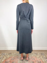 Long Sleeve Volta in Heathered Charcoal - The Shoe Hive