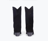 Loretta in Black Suede