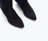 Loretta in Black Suede