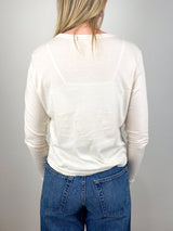 Lovey Long Sleeve in Bone - The Shoe Hive