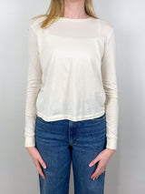 Lovey Long Sleeve in Bone - The Shoe Hive
