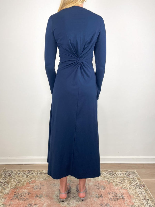 L/S Volta Dress in Navy - The Shoe Hive