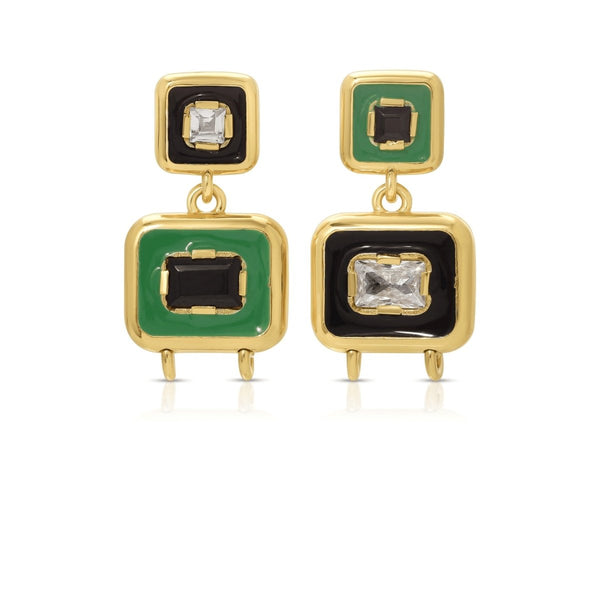Lucky Snapback Earrings - The Shoe Hive