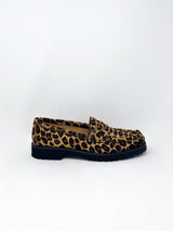 Lug Sole Loafer in Leopard Pony - The Shoe Hive