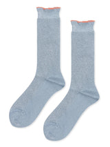 Lumiesta Lettuce Cuff Crew in Light Blue - The Shoe Hive